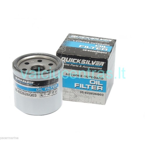 MERCURY Quicksilver originalus tepalo filtras varikliui nuo 8 AG iki 50 AG